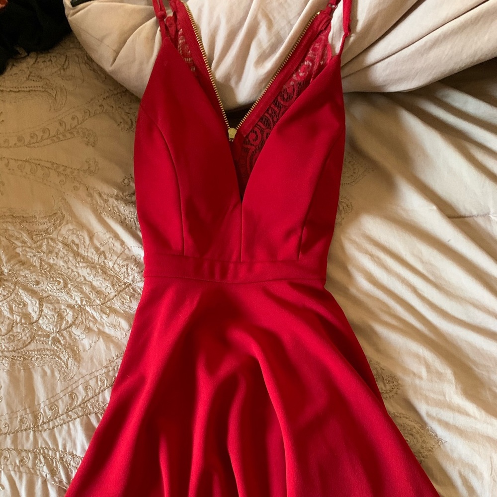Red dress